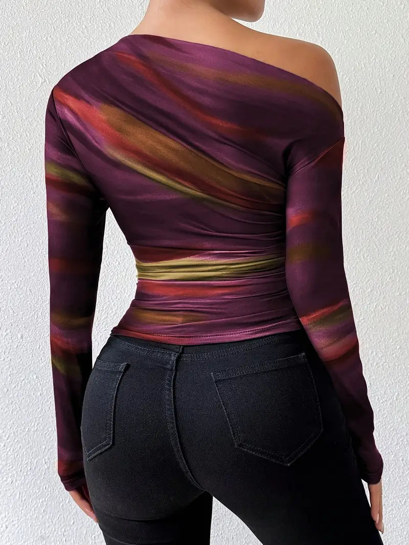 Valeria – Top elegante con spalle scoperte