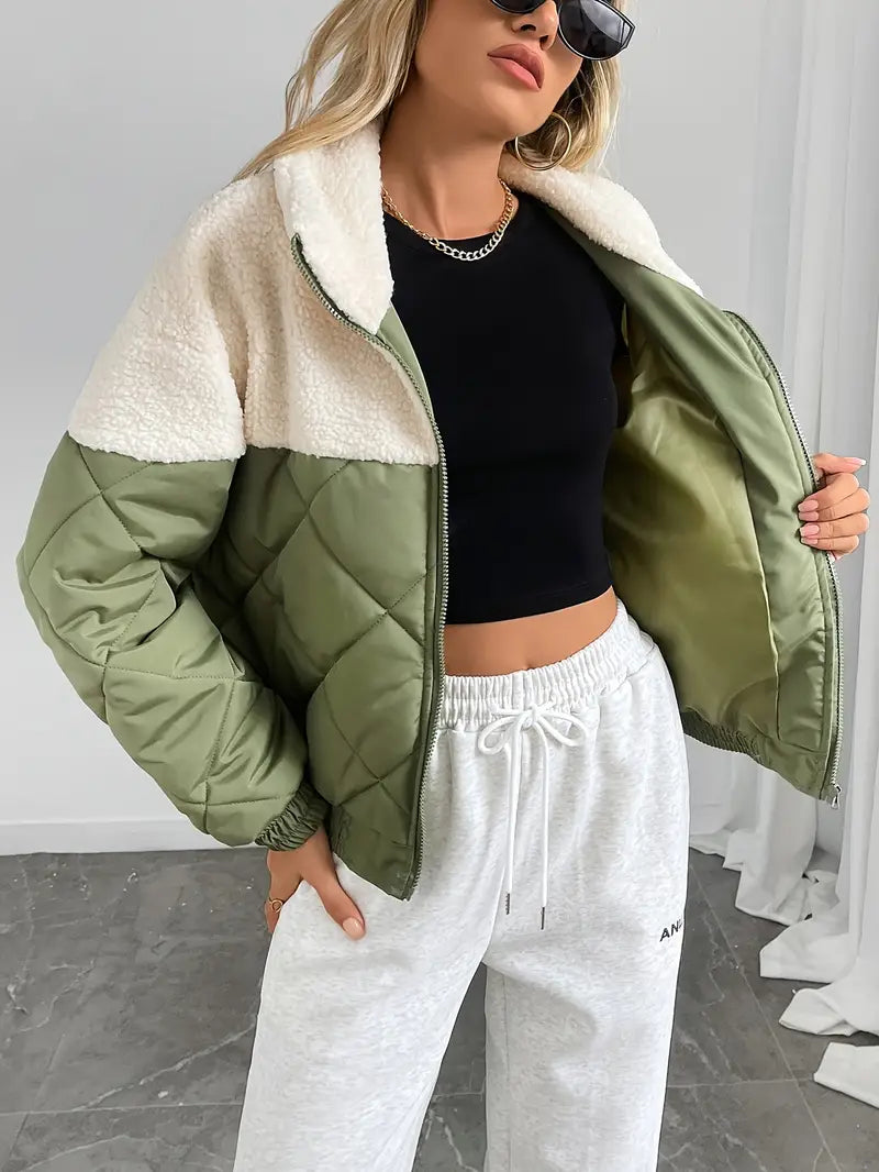 Jolene – Giacca trapuntata in pile