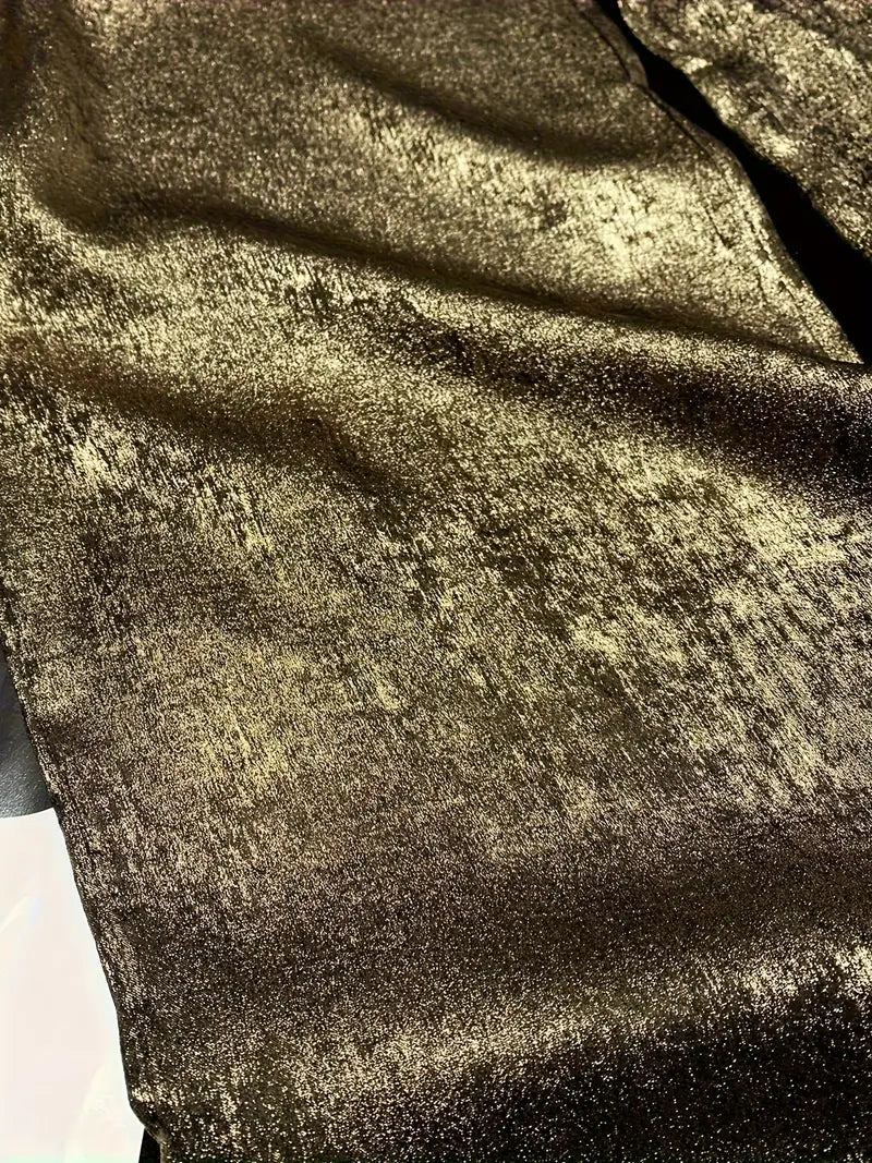 Dara – Pantaloni larghi metallizzati