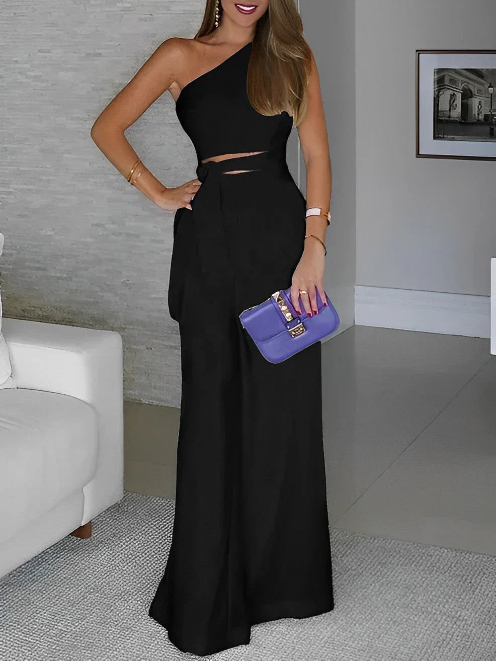 Auberelle – Tuta elegante monospalla