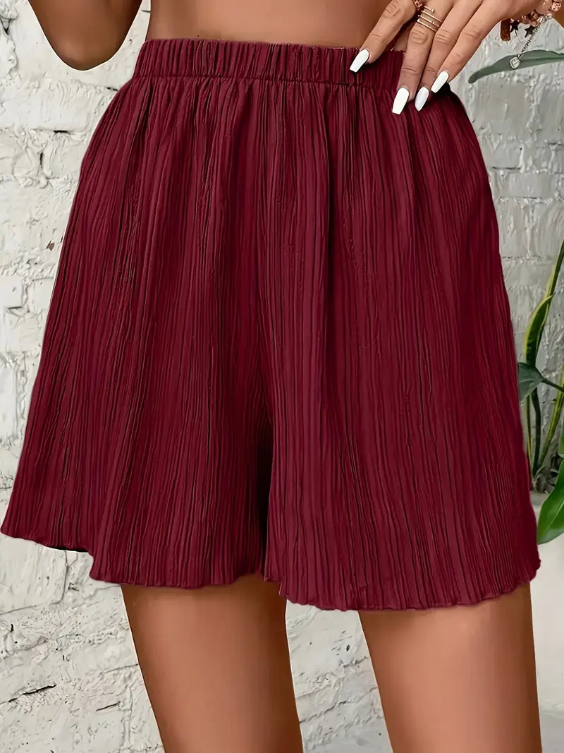 Nocturne – Pantaloncini eleganti con pieghe