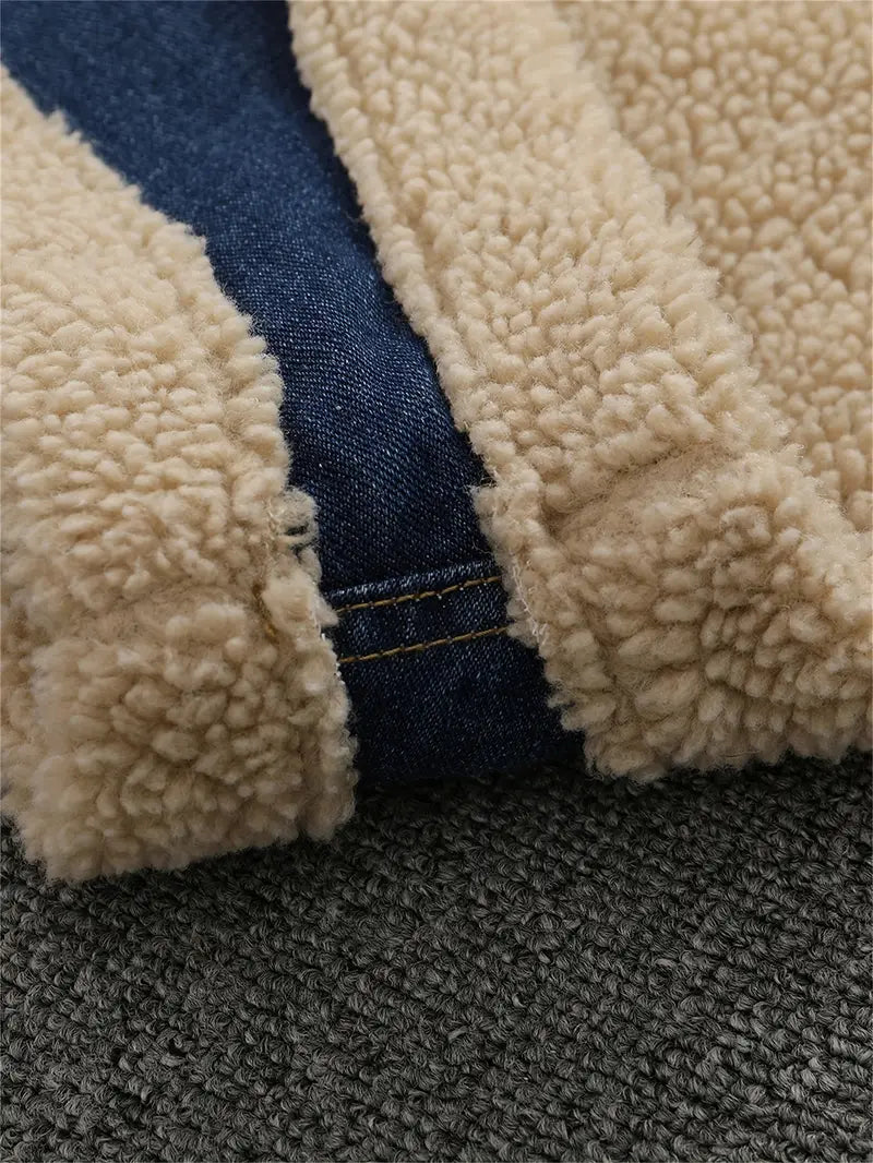 Hedda – Gilet in denim di pile