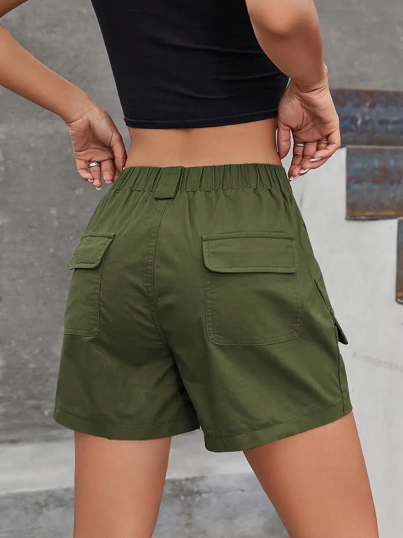 Zephyress – Eleganti pantaloncini cargo in cotone
