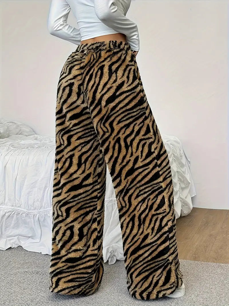 Yeong - Pantaloni in felpa con stampa tigre