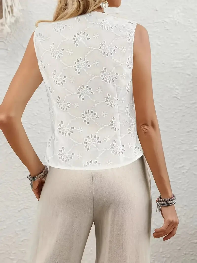 Xamaria – Gilet elegante in cotone senza maniche