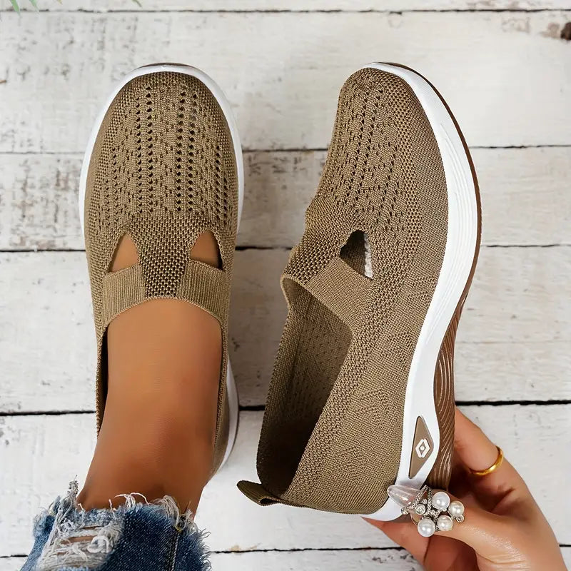 Noire – Scarpe slip-on traspiranti in maglia