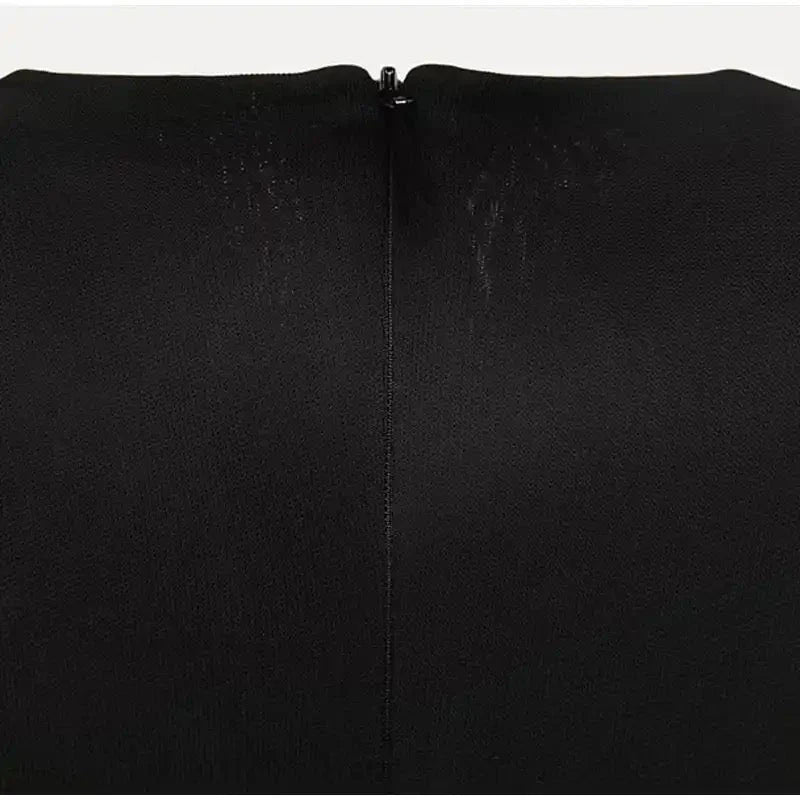 Priyanka – Abito elegante senza maniche con colletto rialzato