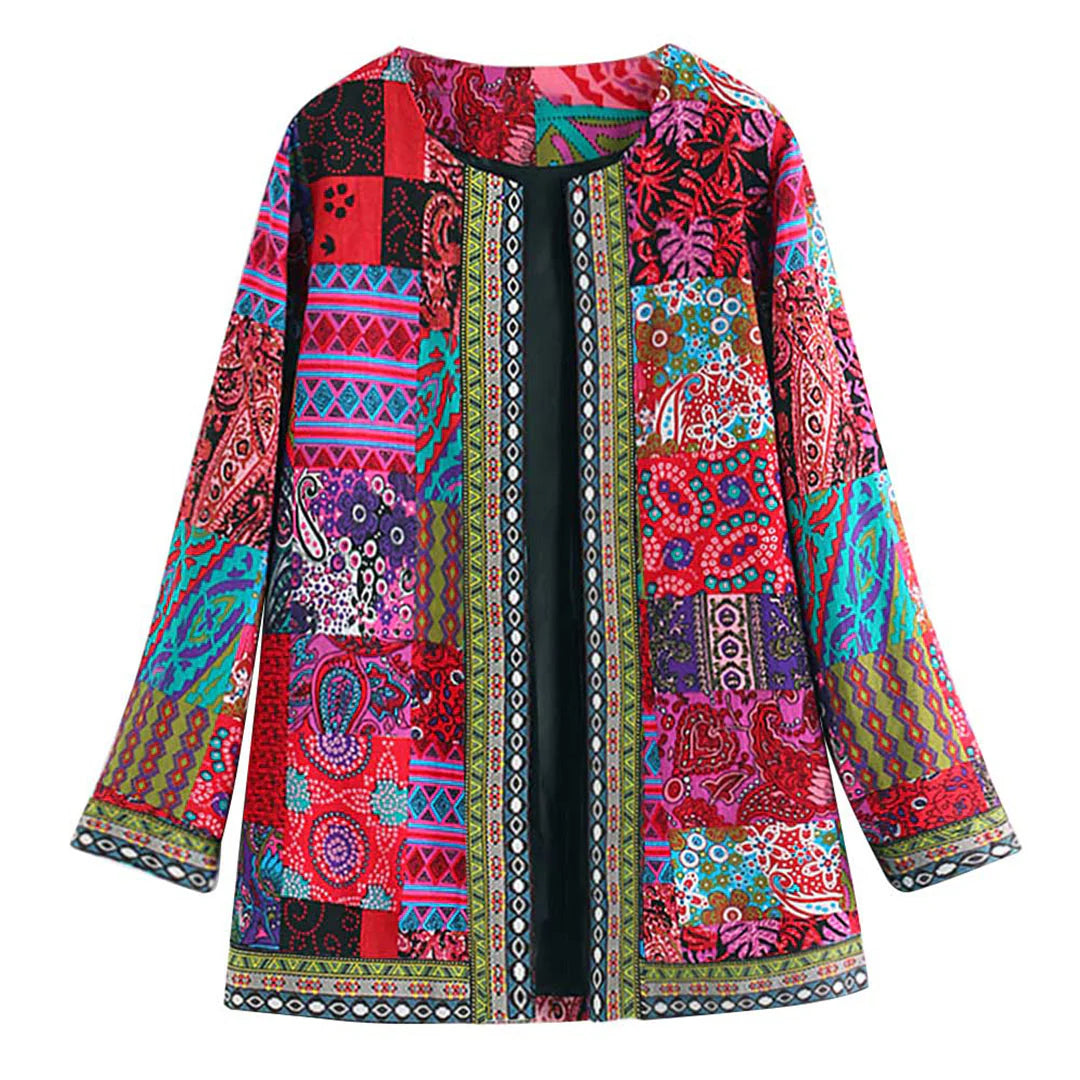 Zoryelle – Giacca patchwork boho colorata