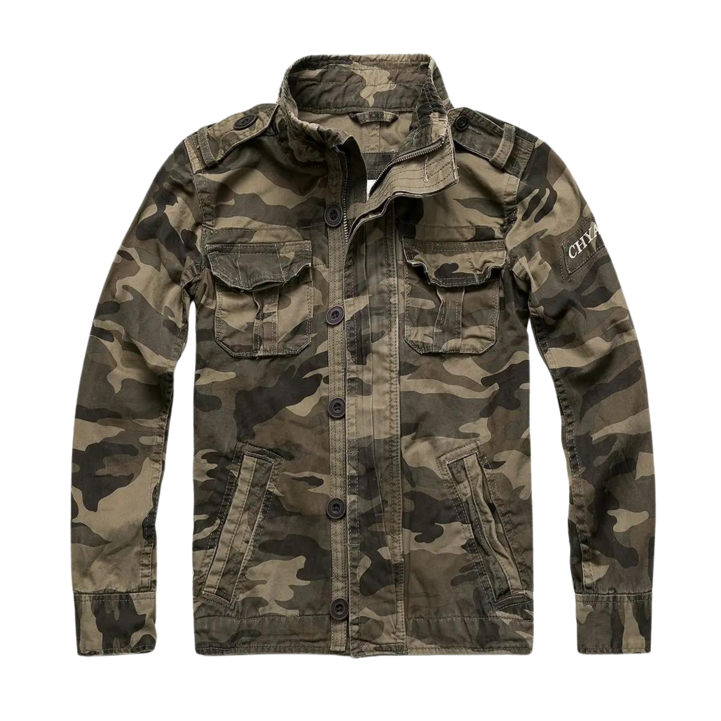 Clark - Giacca in denim retrò con tasche multiple