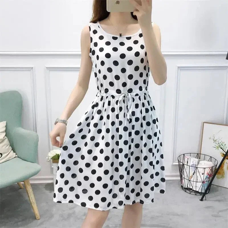 Mayuri – Grazioso mini abito in cotone con stampa