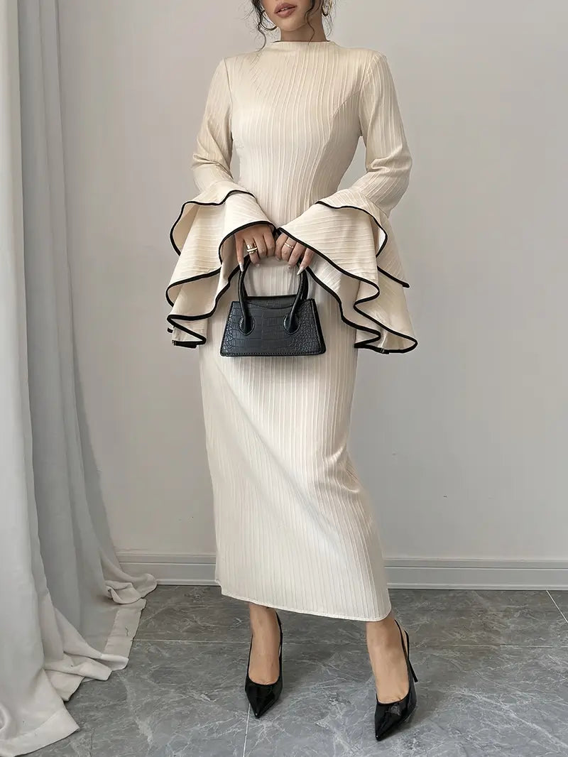 Khadija – Abito con maniche svasate