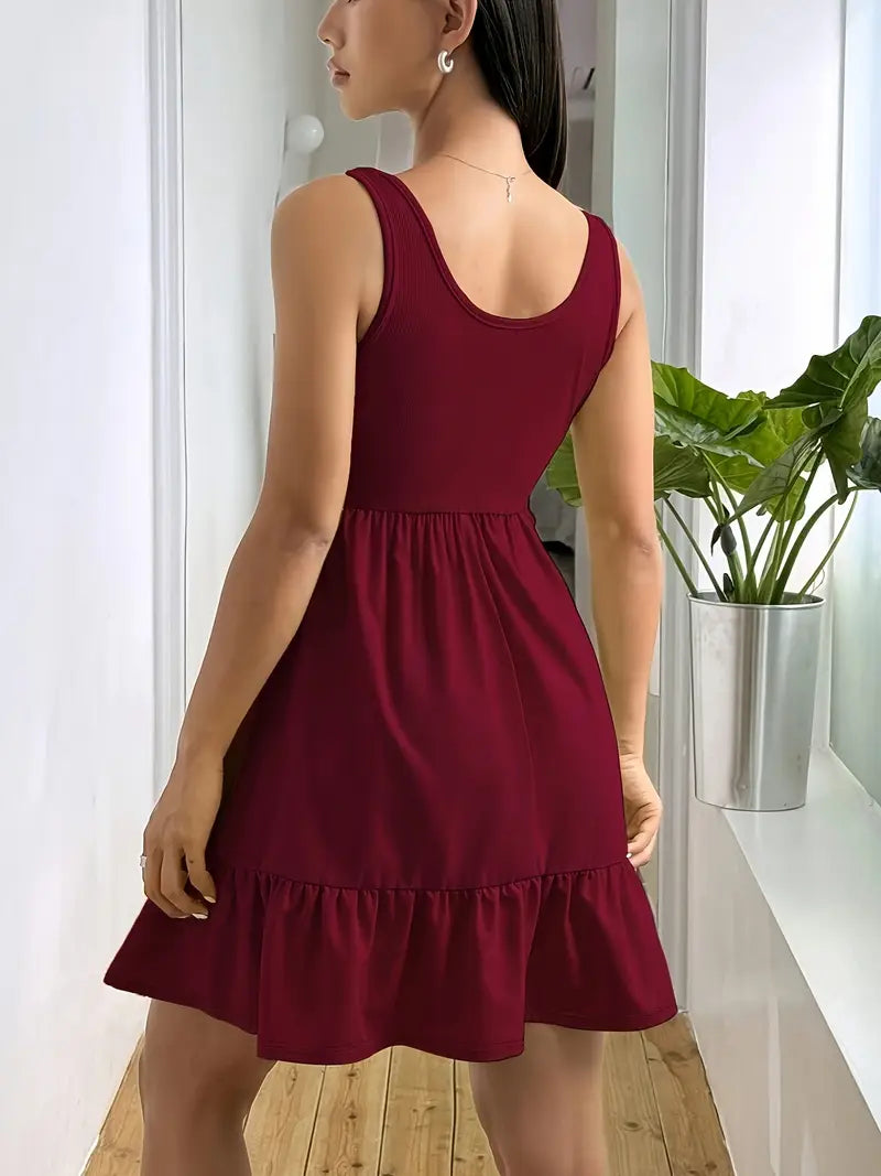 Emberlynn – Mini abito a balze senza maniche