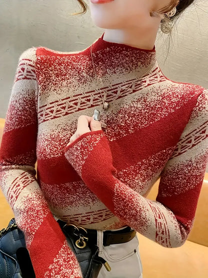 Mayla – Elegante maglione lavorato a maglia a righe