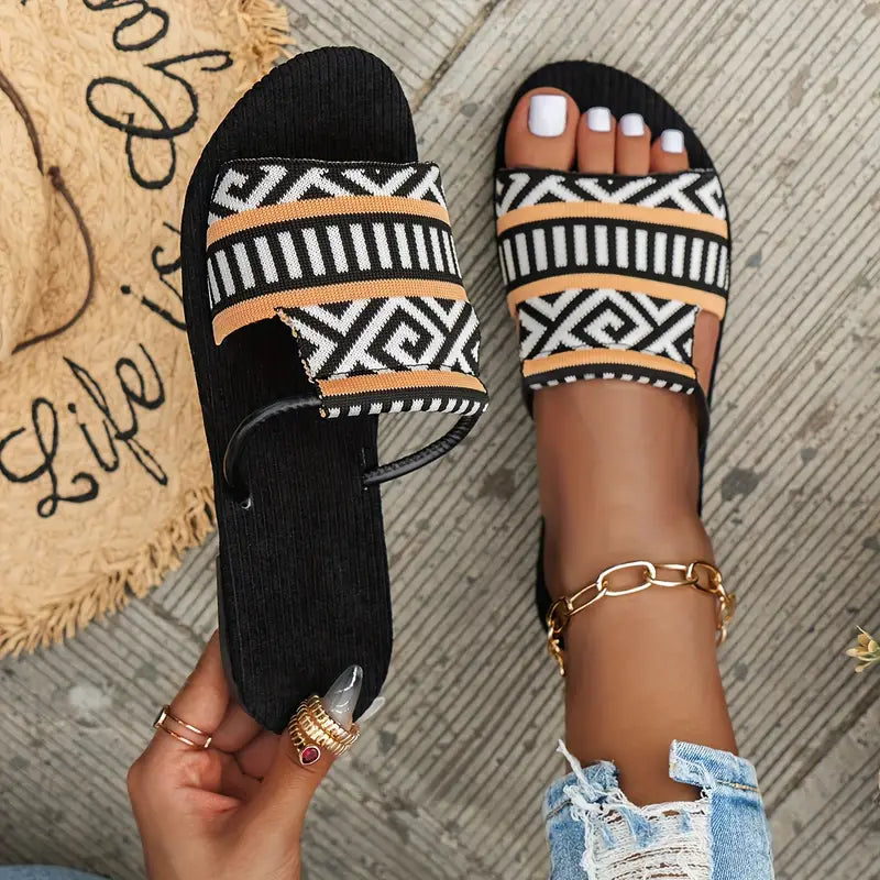 Mortivienne – Sandali boho con cinturino intrecciato