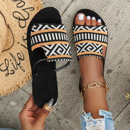 Mortivienne – Sandali boho con cinturino intrecciato