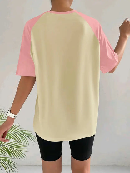 Vallorelle – Elegante t-shirt color block