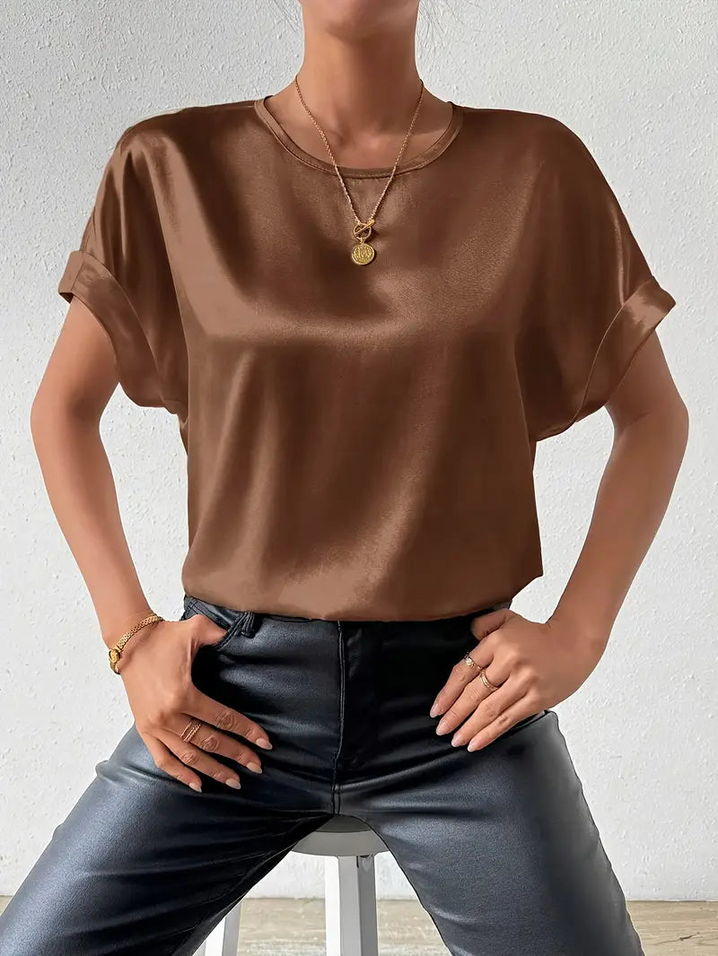 Valkirra – Elegante camicia in raso