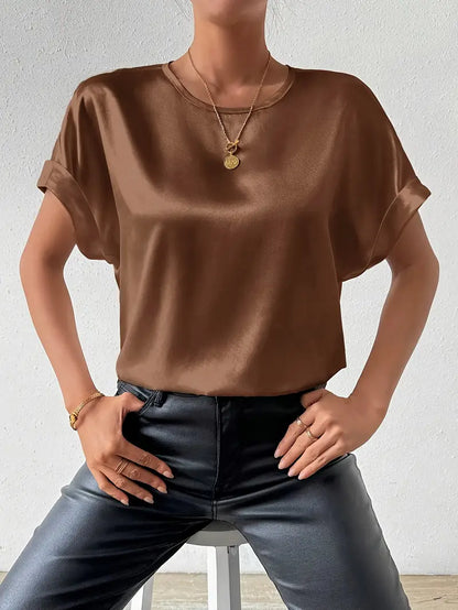 Valkirra – Elegante camicia in raso