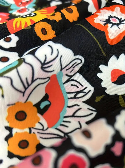 Trudy - Blazer elegante con fantasia floreale