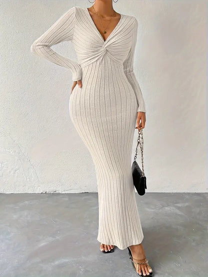 Louisa – Abito maxi lavorato a maglia sexy