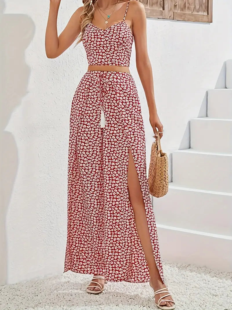 Mykaela – Set due pezzi in cotone leggero ed elegante