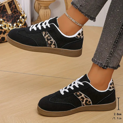 Carmillia – Sneakers eleganti con motivo leopardato