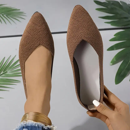 Vesperine – Sandali piatti eleganti con punta affusolata