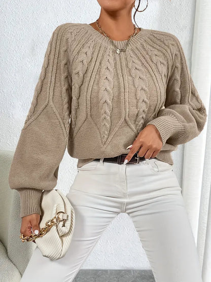 Cora – Maglione a maglia grossa