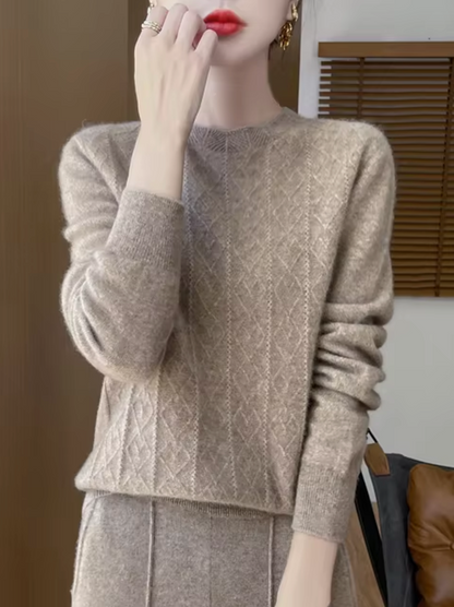 Akia – Maglione in maglia di lana cashmere