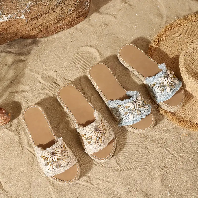 Rositha – Sandali con decorazione di frange