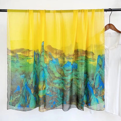 Ismerie – Sciarpa di chiffon vivace ed elegante