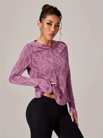 Gravella – Felpa con cappuccio in rete leggera e traspirante