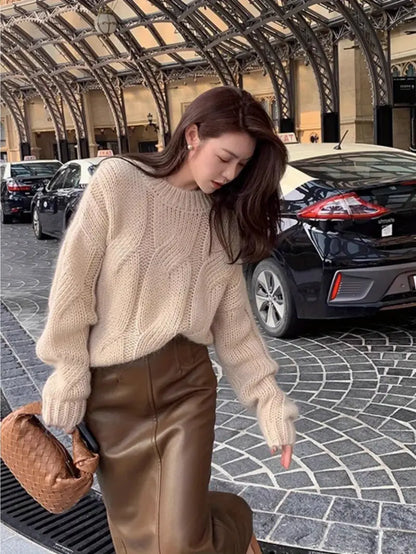 Shine – Maglione a maglia spessa