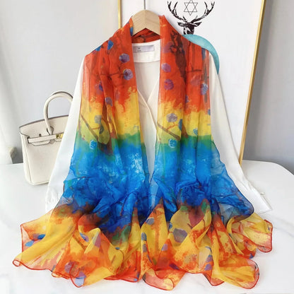 Ismerie – Sciarpa di chiffon vivace ed elegante