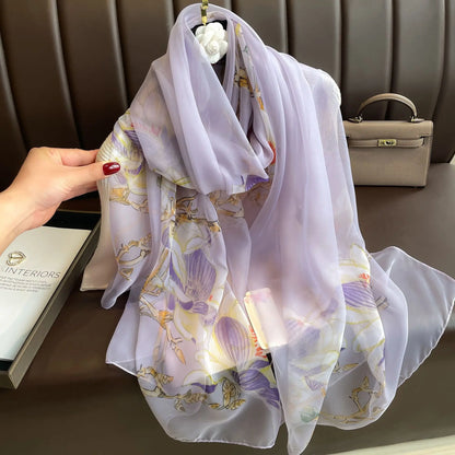 Ismerie – Sciarpa di chiffon vivace ed elegante