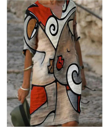 Eldavine – Abito elegante con stampa