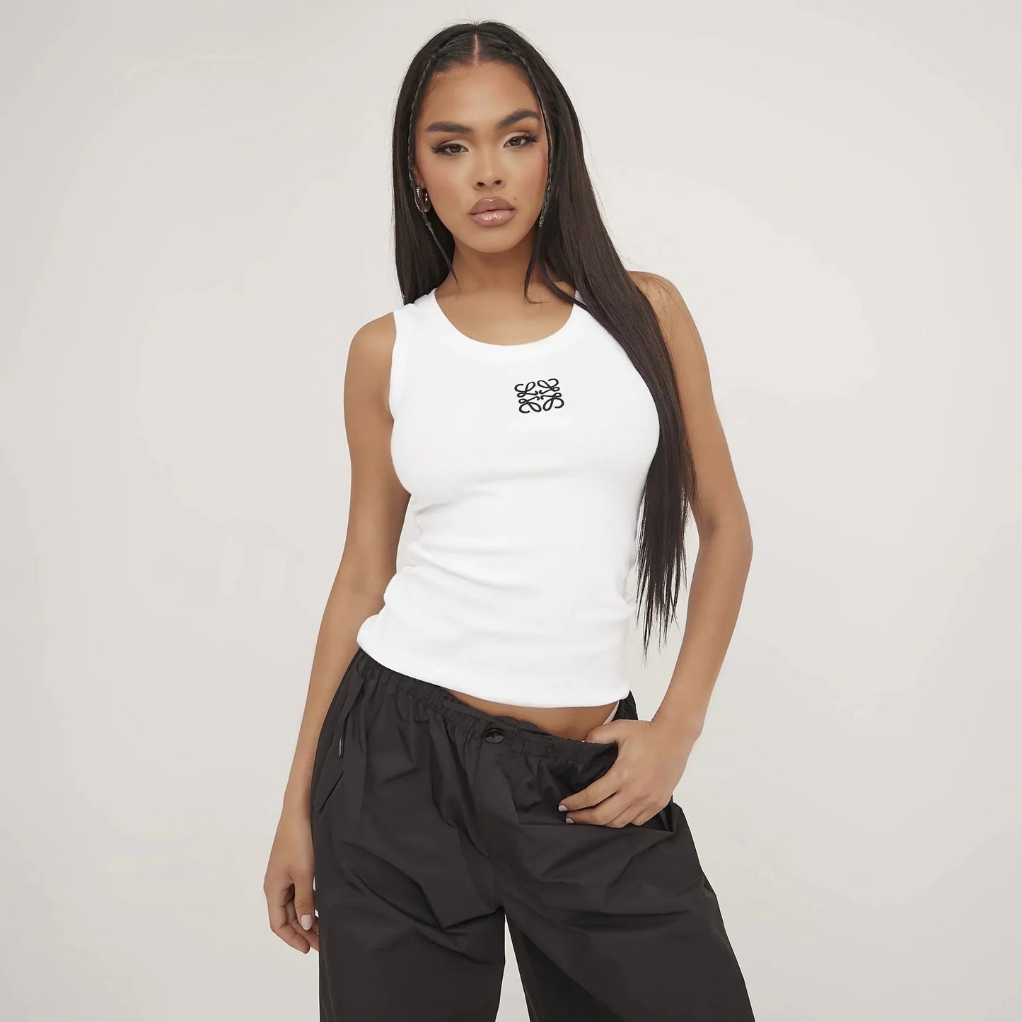 Mireya – Canotta in maglia di cotone a coste