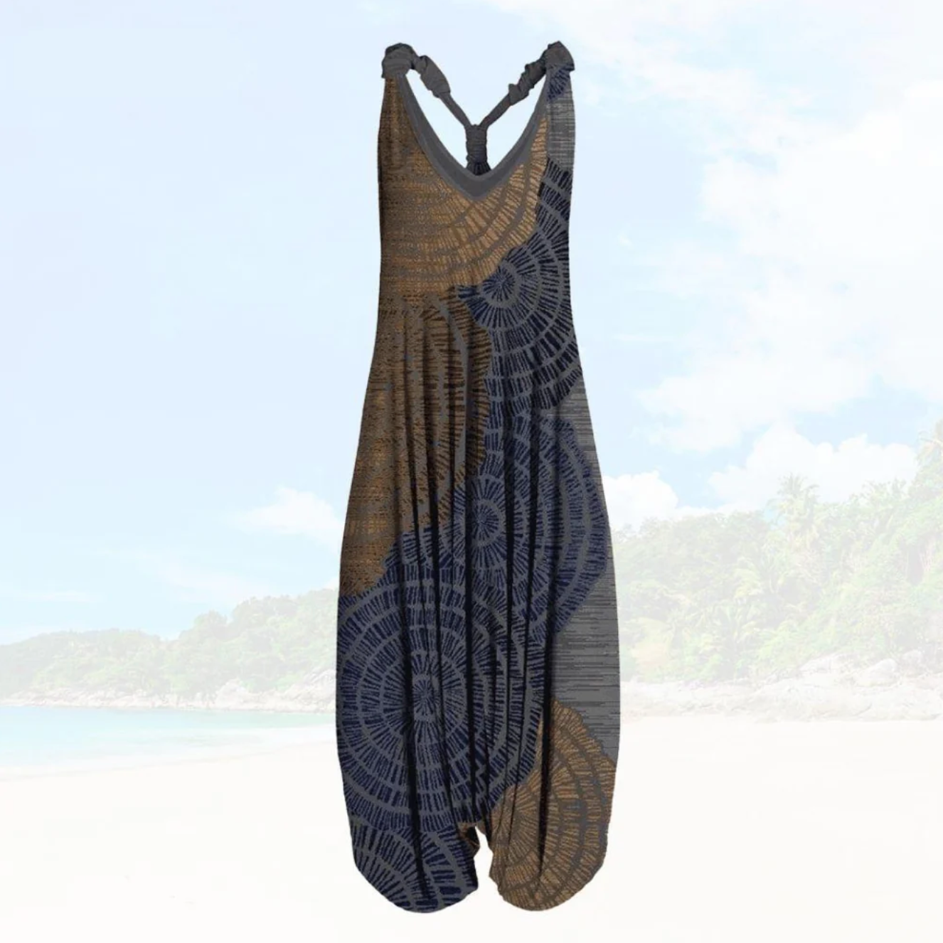 Zevaris – Tuta a gamba larga in stile boho