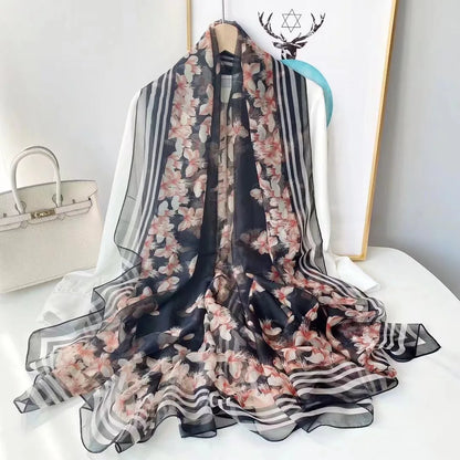 Ismerie – Sciarpa di chiffon vivace ed elegante