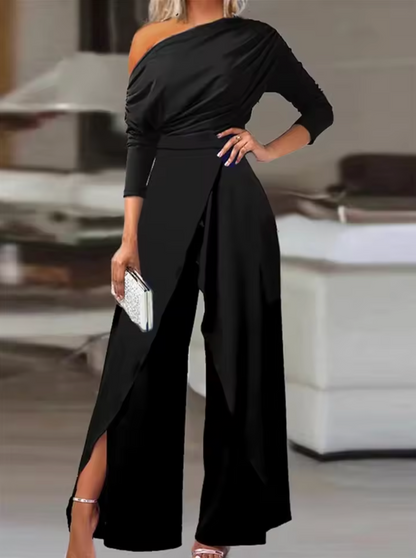 Amoura – Raffinata tuta con spalle scoperte