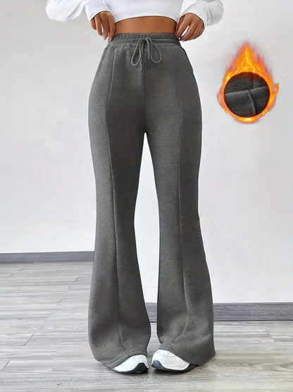 Manju – Pantaloni jogging a zampa in cotone