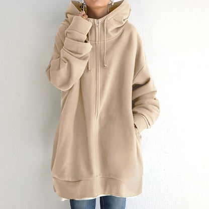 Cassandra - Accogliente felpa invernale con cappuccio oversize