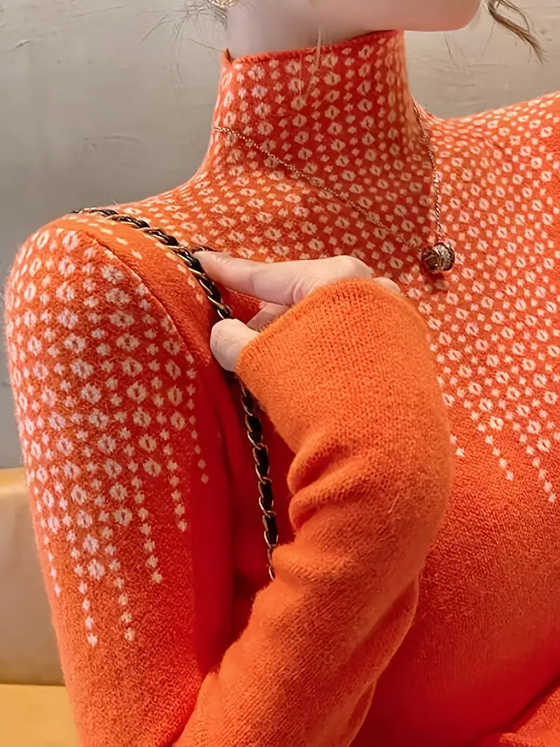 Soenn - Maglione elegante a collo alto