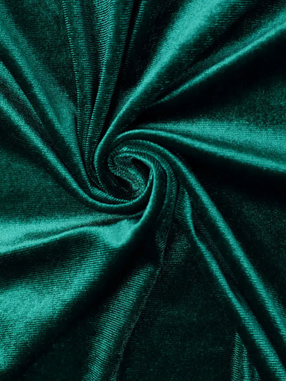 Vanelope – Top in velluto con maniche a volant