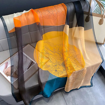 Ismerie – Sciarpa di chiffon vivace ed elegante