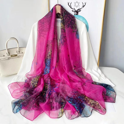 Ismerie – Sciarpa di chiffon vivace ed elegante