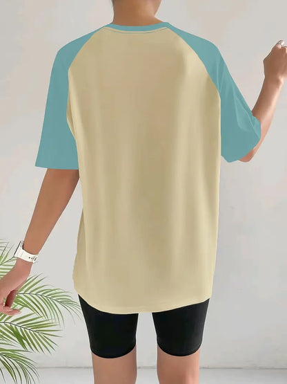 Vallorelle – Elegante t-shirt color block