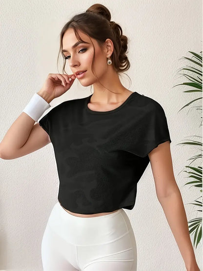 Umbryss – Top corto in rete traspirante ed elegante