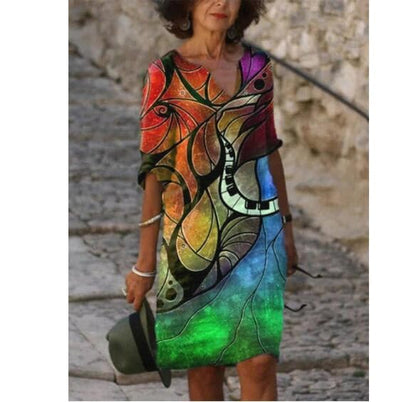 Eldavine – Abito elegante con stampa