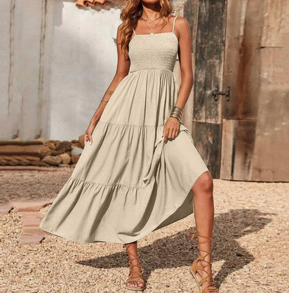 Eliadora – Abito maxi elegante con balze